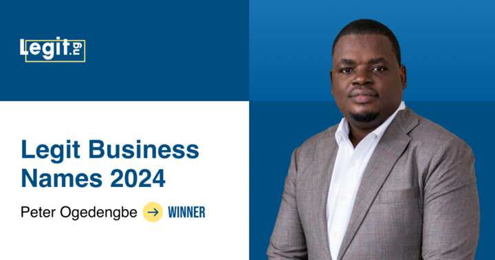 The Nest Co-founder Peter Ogedengbe Emerges Recipient of 2024 Legit Business Names Award